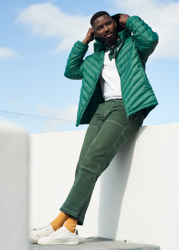Men’s Game Day Classic Jacket™ in bold green, lightweight puffer jacket designed for casual layering and versatile outerwear in South Africa