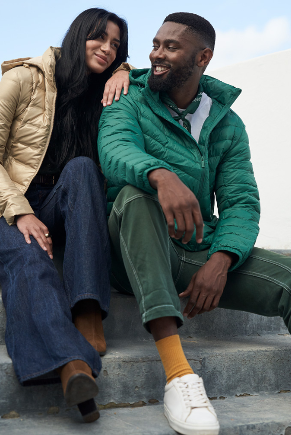 Men’s Game Day Classic Jacket™ in bold green, lightweight puffer jacket designed for casual layering and versatile outerwear in South Africa