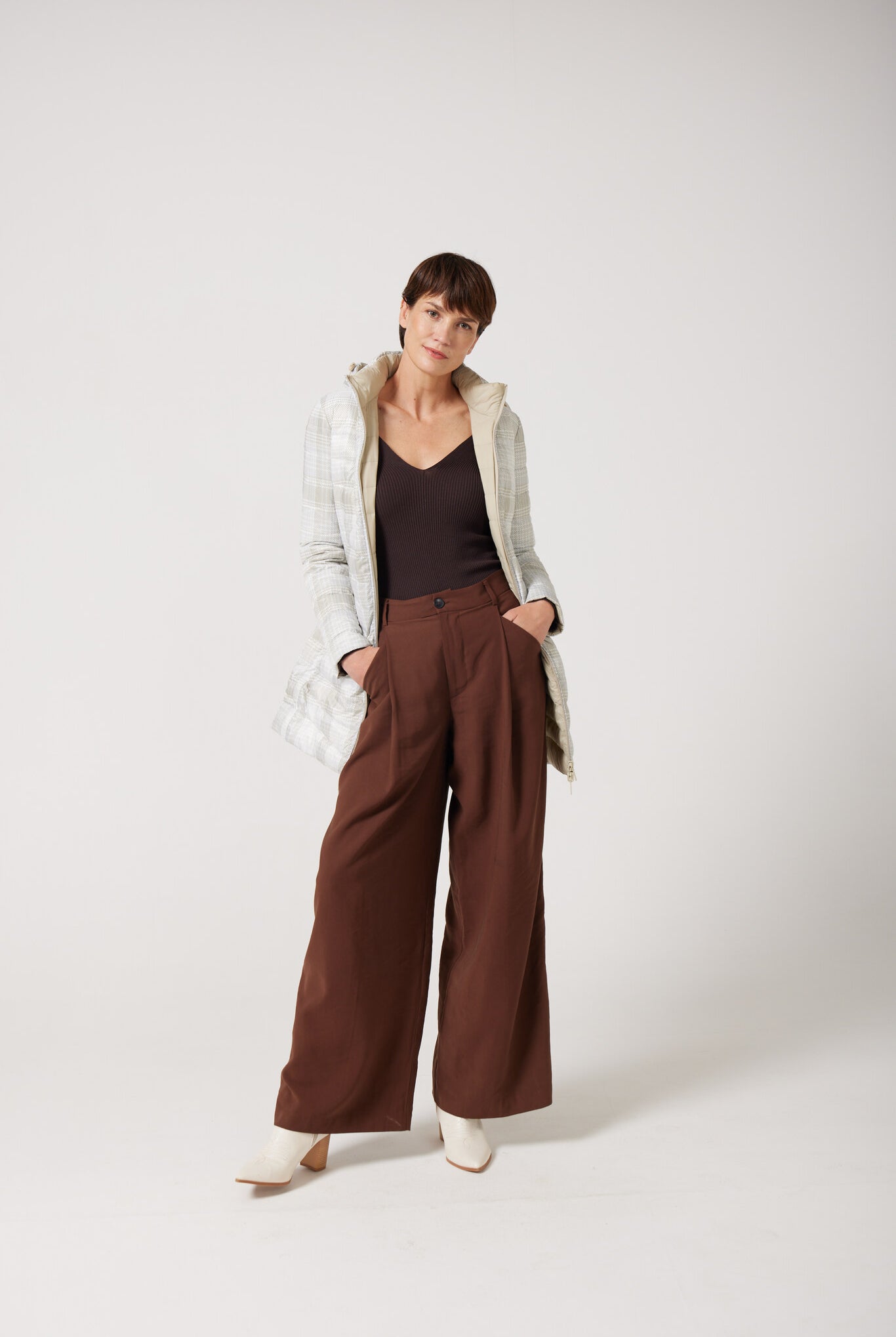 Tartan x Mist Classic Parka™ in light tartan check, insulated hooded reversible parka offering warmth and versatility for South Africa’s winter season