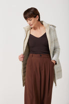 Tartan x Mist Classic Parka™ in light tartan check, insulated hooded reversible parka offering warmth and versatility for South Africa’s winter season