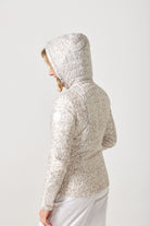 Women’s Sand x Leopard Classic Jacket™ reversible lightweight puffer in soft beige and subtle leopard print, versatile jacket for layering in South Africa