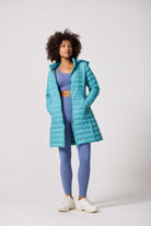 Aqua Duck Down Puffer Coat - Duck Apparel