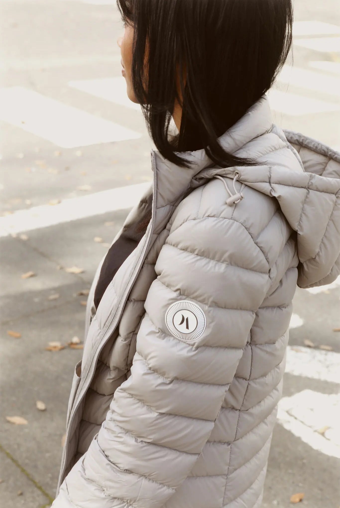Women’s insulated hooded parka in latte, designed for warmth and comfort in South Africa’s winter season — Latte Classic Parka™