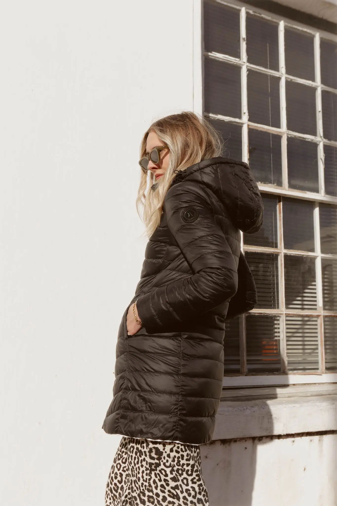 Midnight x Salt Classic Parka™ in black and white, insulated hooded parka designed for warmth and comfort in South Africa’s winter season