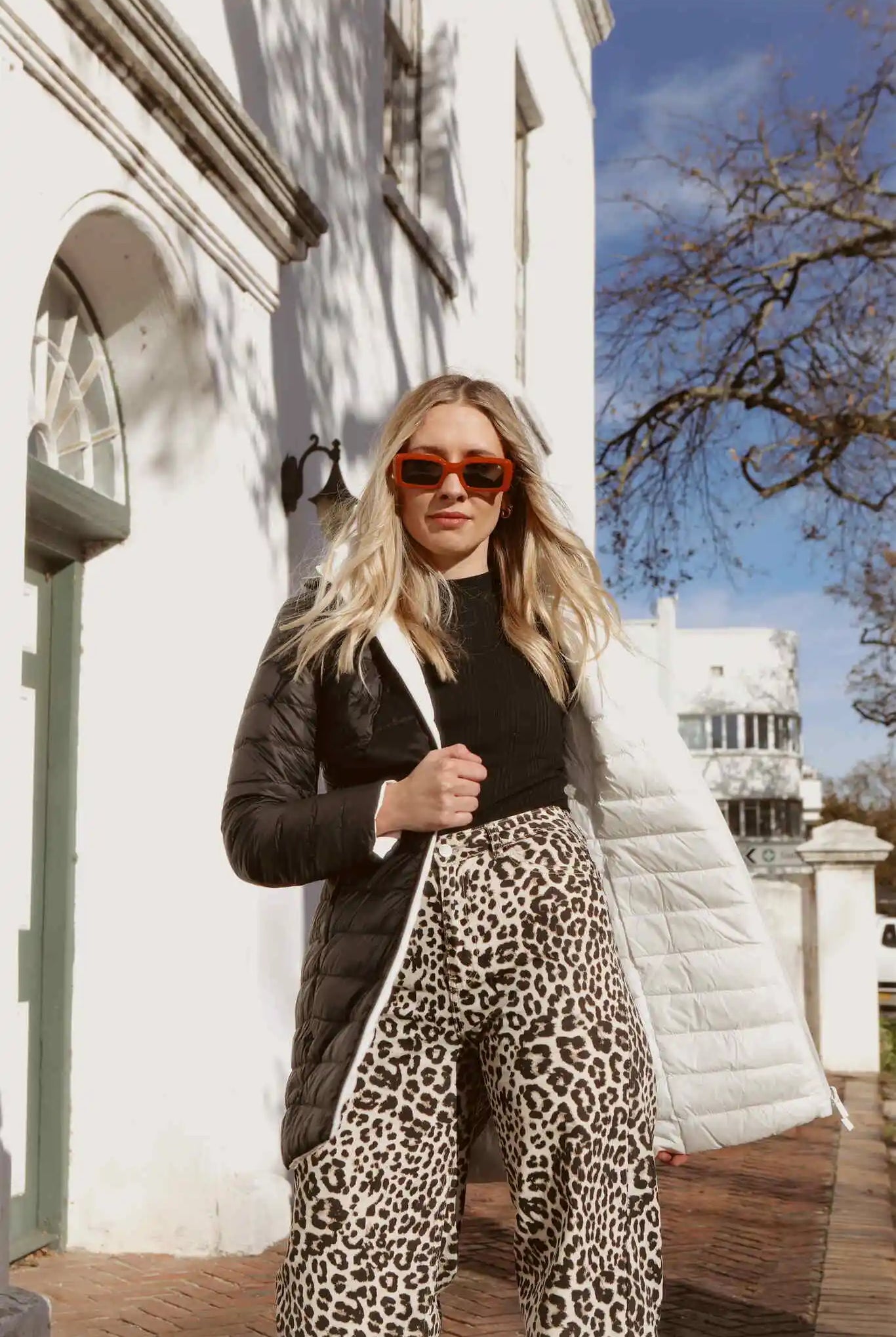 Midnight x Salt Classic Parka™ in black and white, insulated hooded parka designed for warmth and comfort in South Africa’s winter season