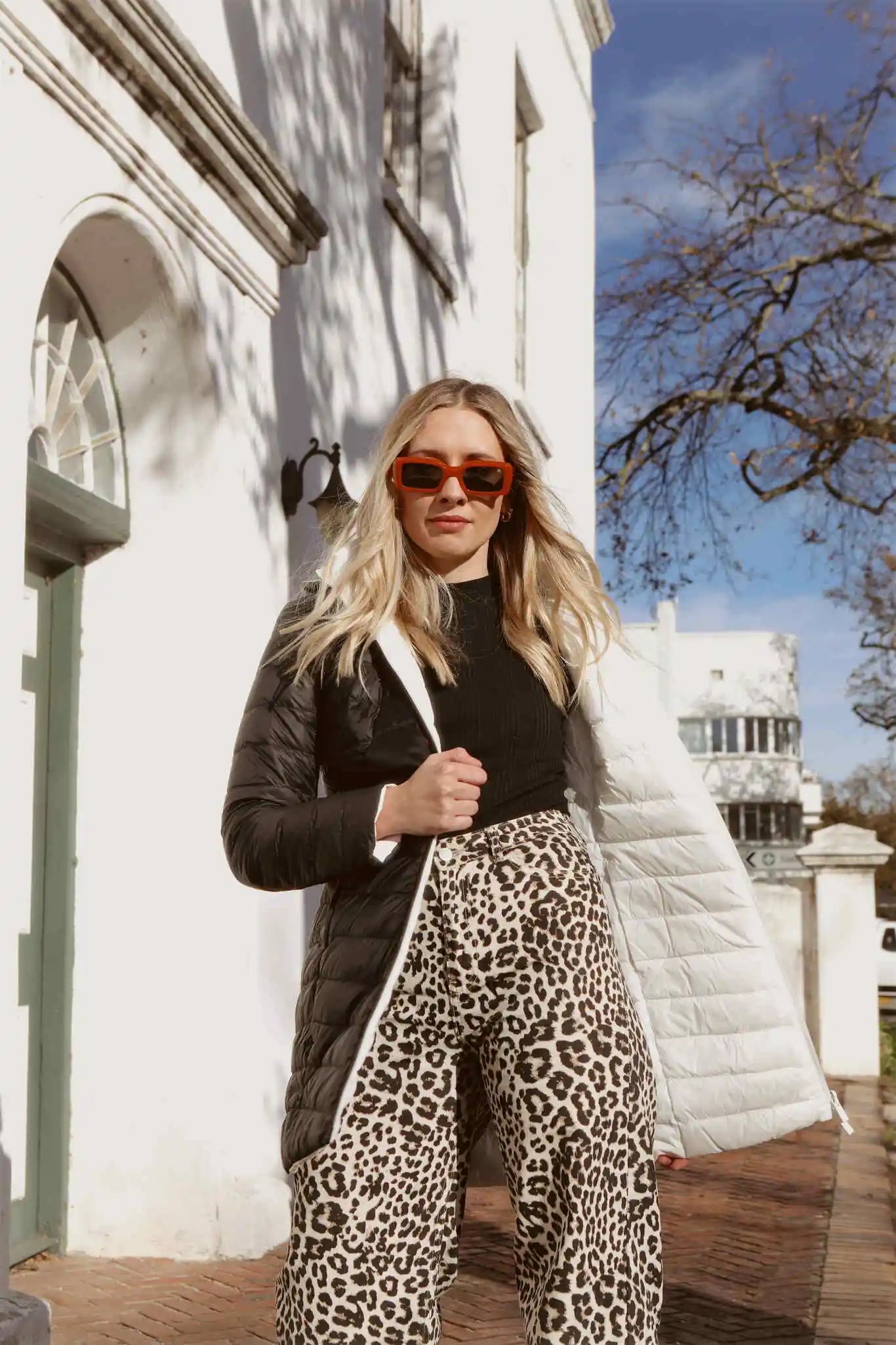 Midnight x Salt Classic Parka™ in black and white, insulated hooded parka designed for warmth and comfort in South Africa’s winter season