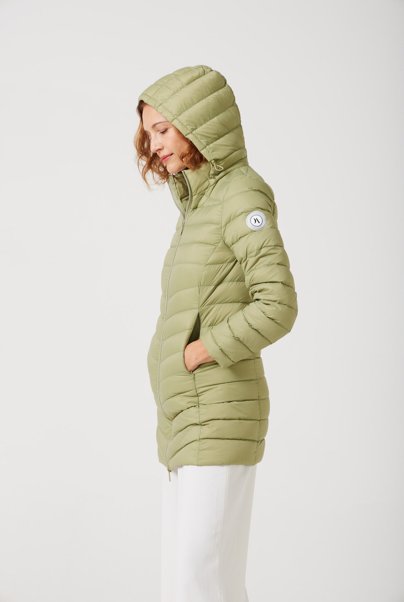 Matcha Classic Parka™ in light green matcha shade, insulated hooded parka designed for warmth and comfort in South Africa’s winter season