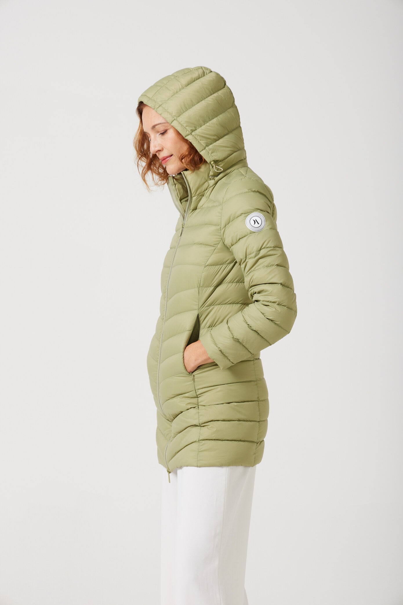 Matcha Classic Parka™ in light green matcha shade, insulated hooded parka designed for warmth and comfort in South Africa’s winter season