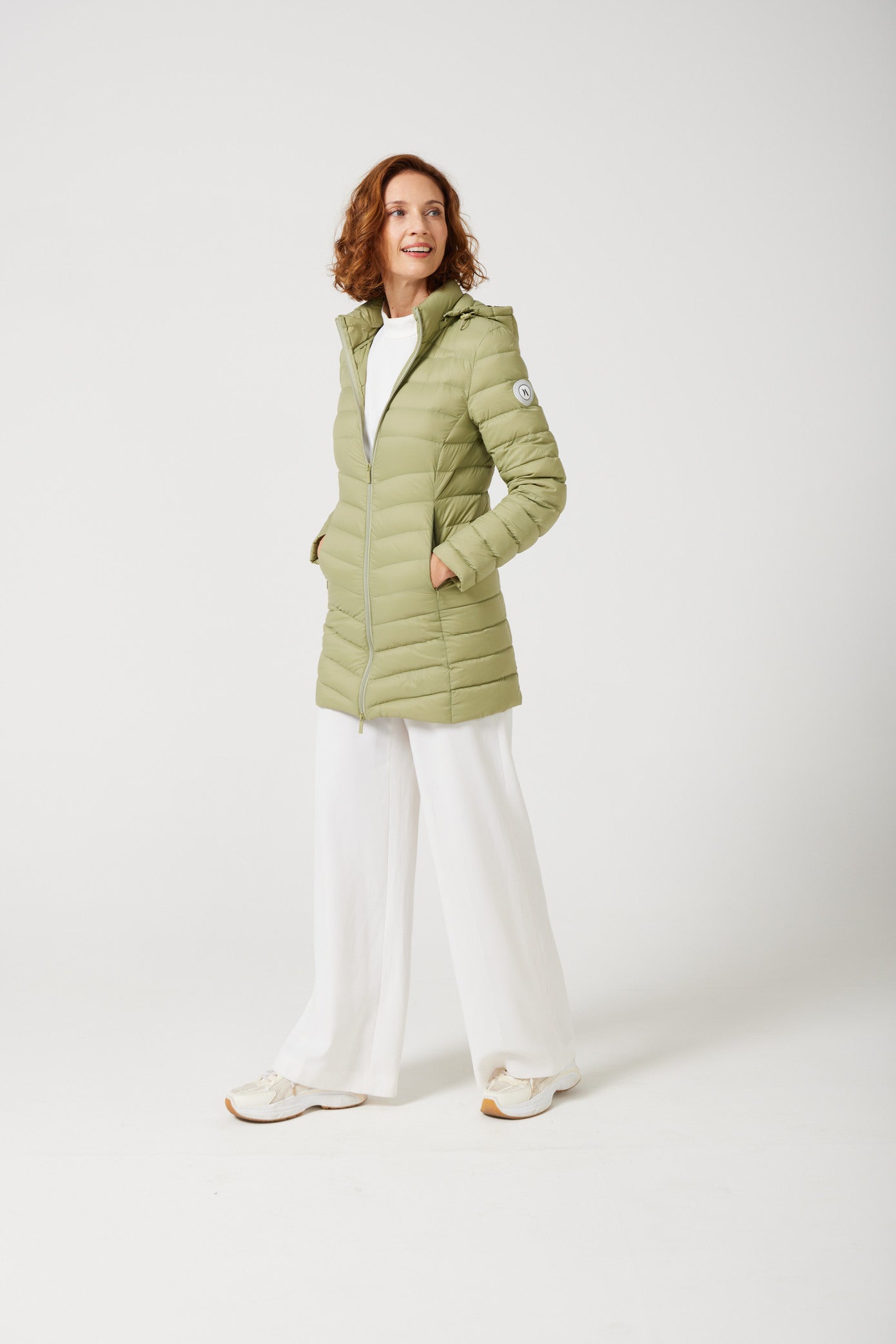 Matcha Classic Parka™ in light green matcha shade, insulated hooded parka designed for warmth and comfort in South Africa’s winter season