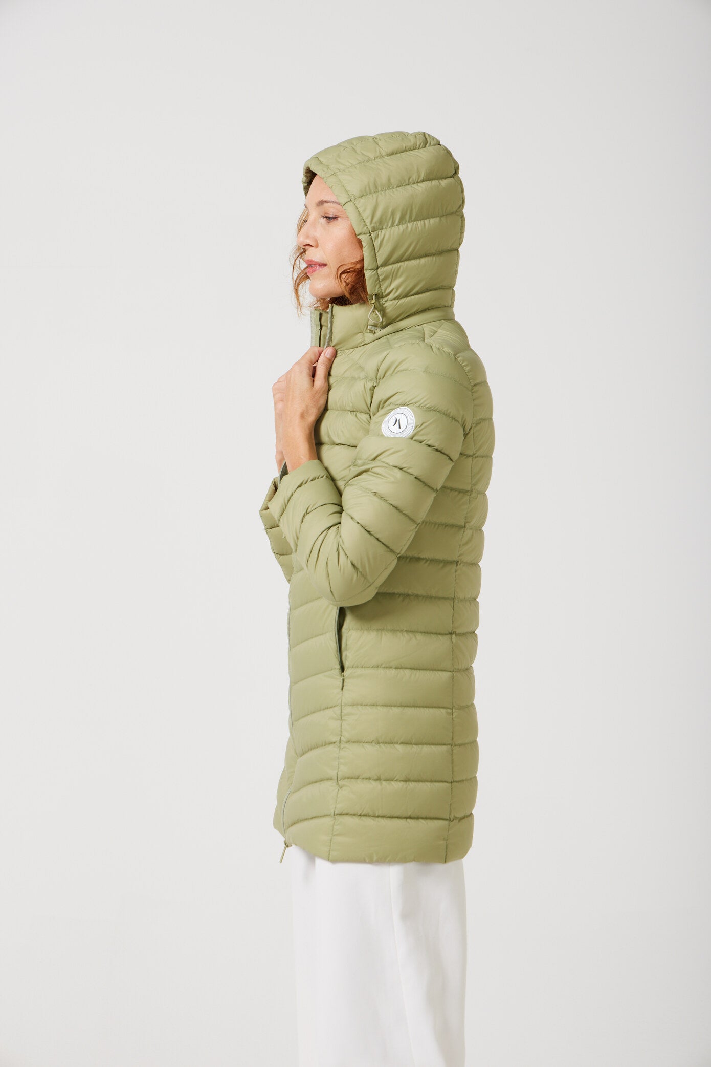 Matcha Classic Parka™ in light green matcha shade, insulated hooded parka designed for warmth and comfort in South Africa’s winter season