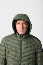 Men’s Sage Classic Jacket™ in muted green, lightweight hooded puffer jacket for casual layering during cool South African weather