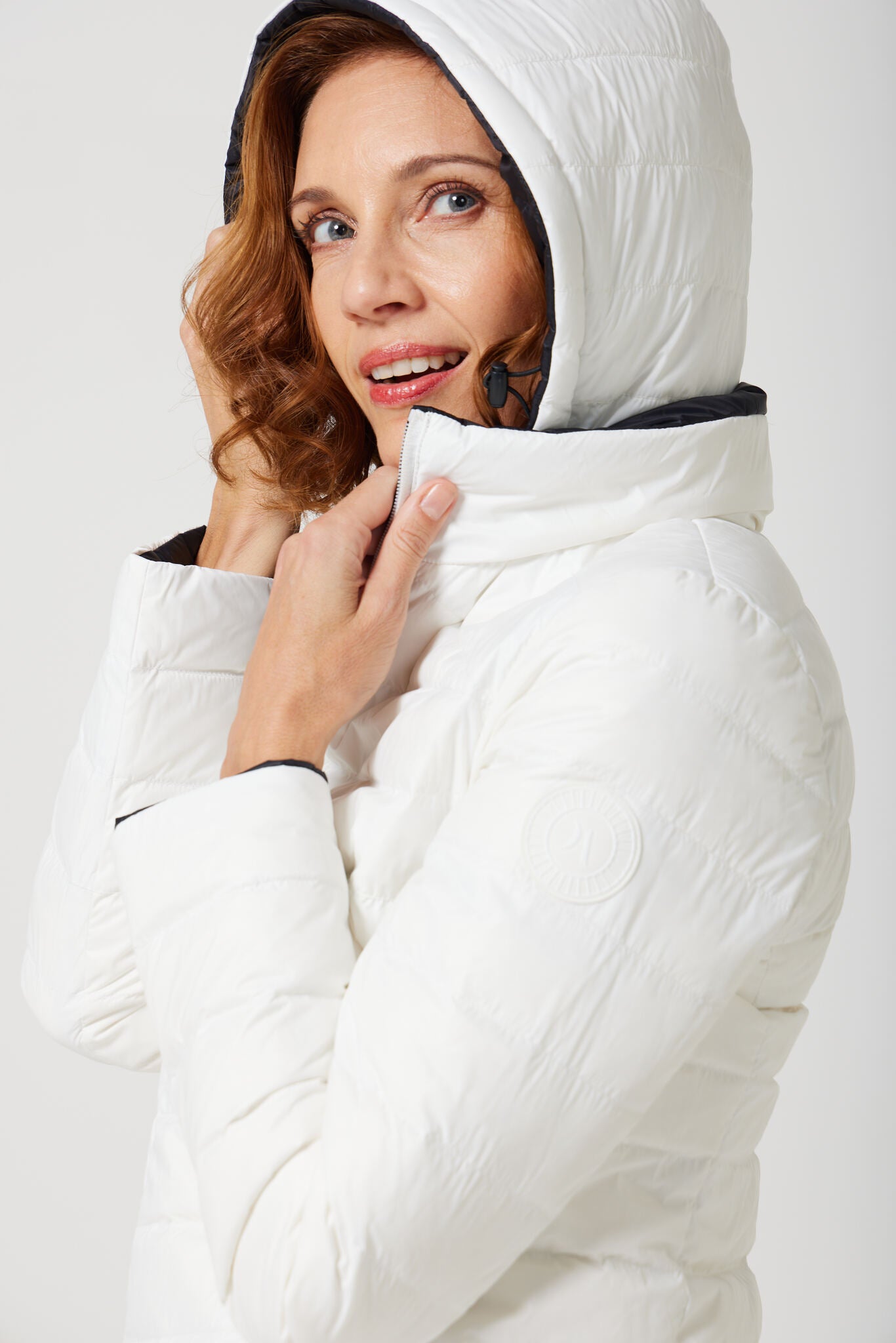 Midnight x Salt Classic Parka™ in black and white, insulated hooded parka designed for warmth and comfort in South Africa’s winter season