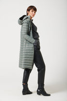 Women’s insulated ultra-length hooded parka in sage green, designed for extra warmth and comfort in South Africa’s winter season — Sage Ultra Parka™