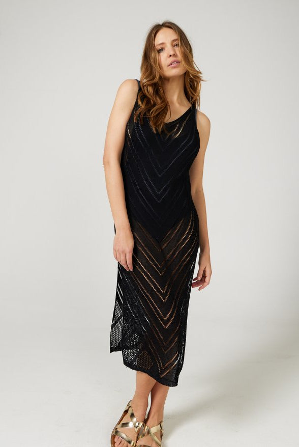 Black Knit Dress - Duck Apparel