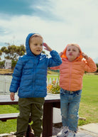 Blue Kids Duck Down Jacket - Duck Apparel