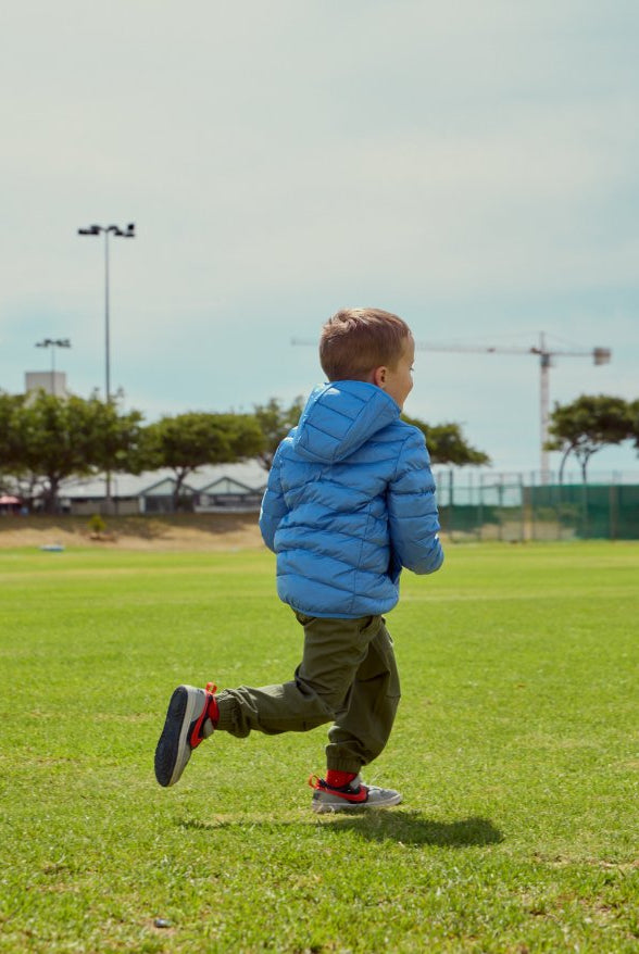 Blue Kids Duck Down Jacket - Duck Apparel