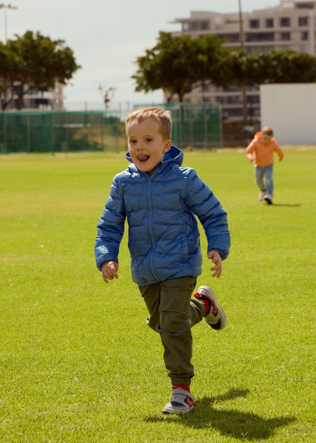 Blue Kids Duck Down Jacket - Duck Apparel