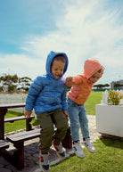 Blue Kids Duck Down Jacket - Duck Apparel