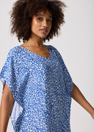 Blue Leopard Kaftan - Duck Apparel