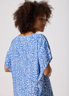 Blue Leopard Kaftan - Duck Apparel
