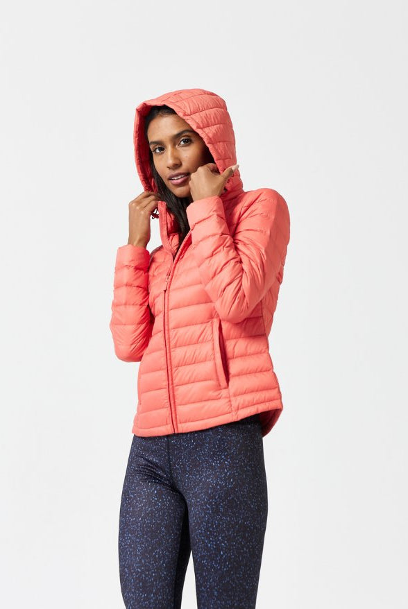 Coral Duck Down Puffer Jacket - Duck Apparel