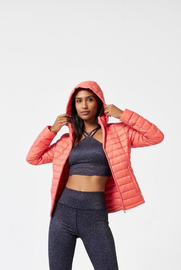 Coral Duck Down Puffer Jacket - Duck Apparel