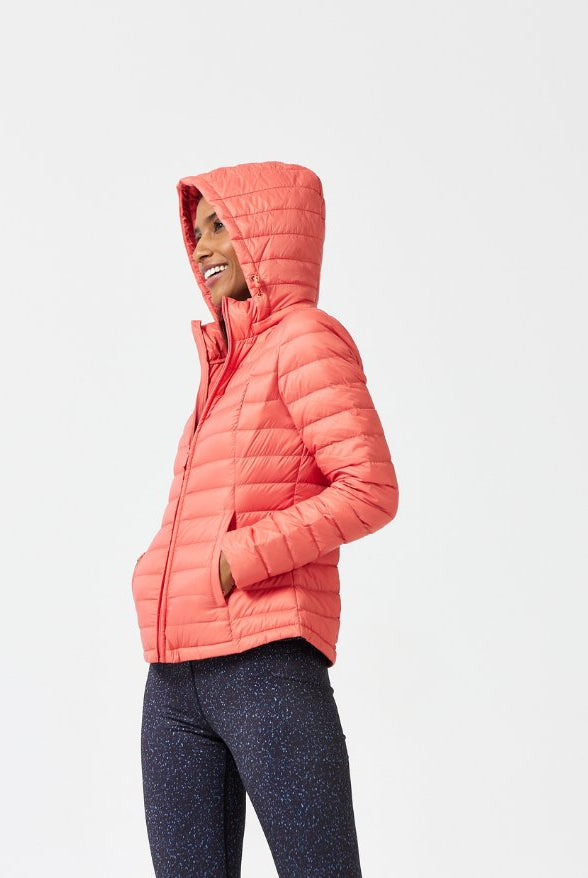 Coral Duck Down Puffer Jacket - Duck Apparel