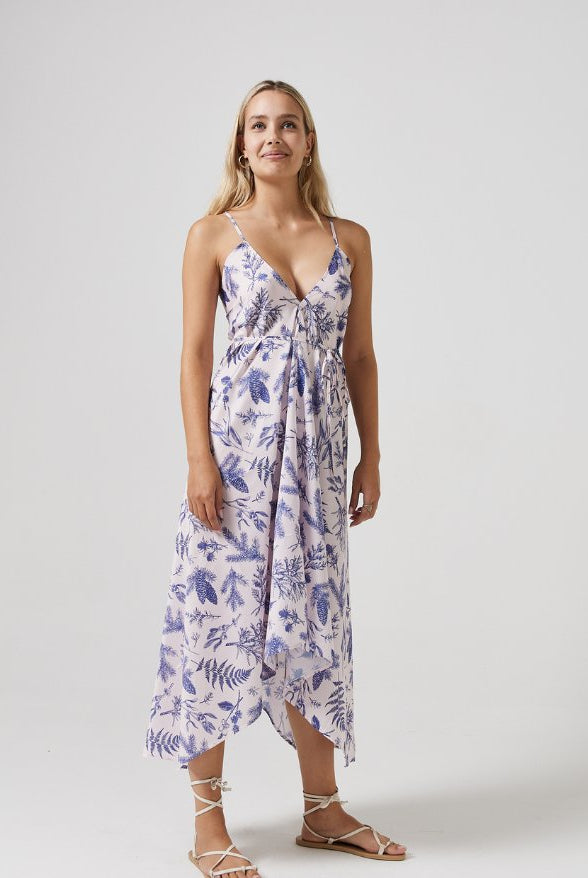 Floral Fairytale Grecian Dress - Duck Apparel