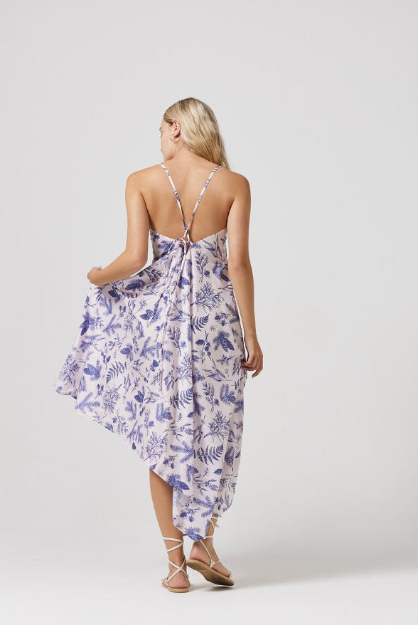 Floral Fairytale Grecian Dress - Duck Apparel