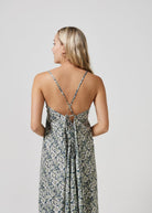 Floral Forest Grecian Dress - Duck Apparel