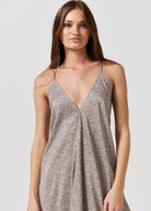 Leopard Grecian Dress - Duck Apparel