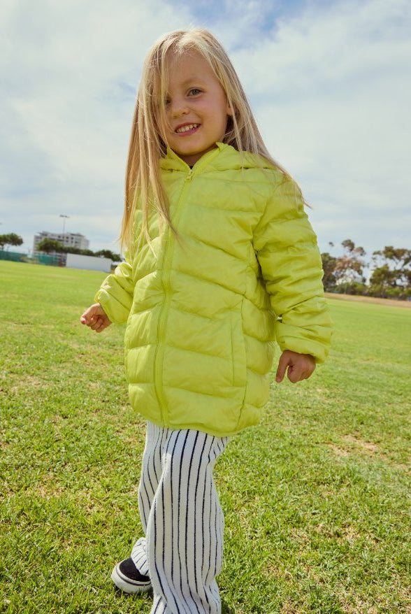 Lime Kids Duck Down Jacket - Duck Apparel