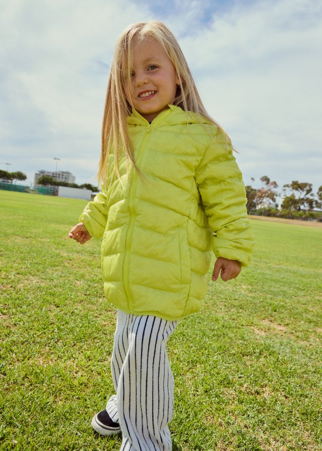 Lime Kids Duck Down Jacket - Duck Apparel