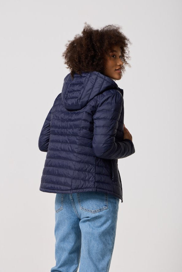 Navy Duck Down Jacket - Duck Apparel
