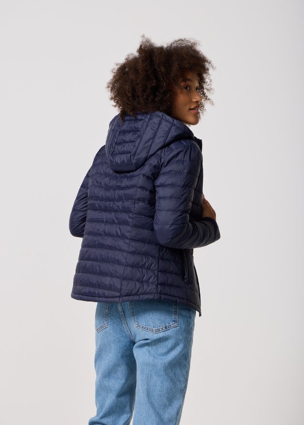 Navy Duck Down Jacket - Duck Apparel