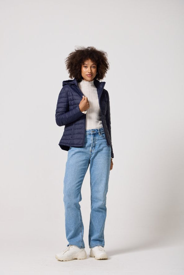 Navy Duck Down Jacket - Duck Apparel