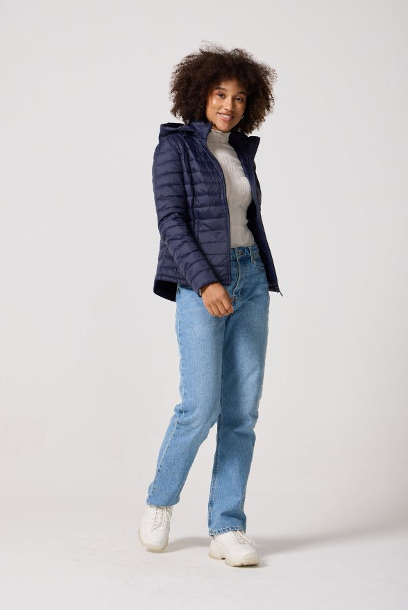 Navy Duck Down Jacket - Duck Apparel