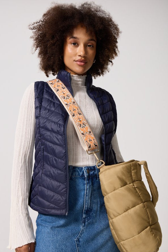 Navy Duck Down Puffer Vest - Duck Apparel