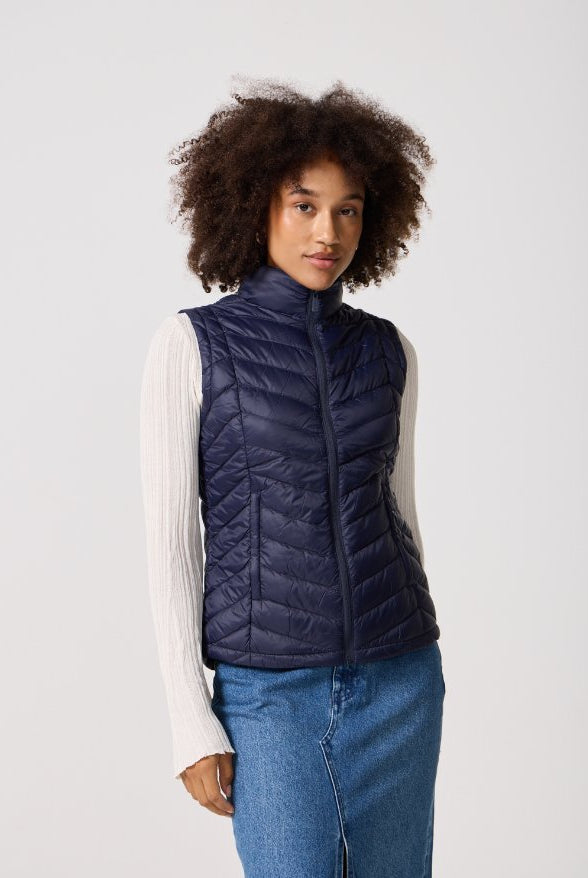 Navy Duck Down Puffer Vest - Duck Apparel