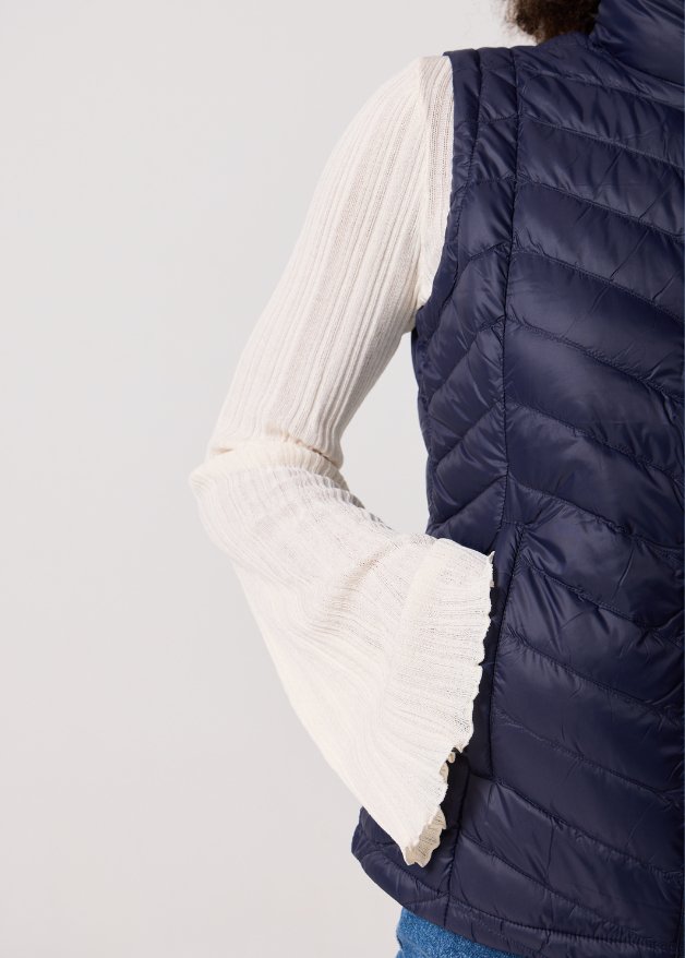 Navy Duck Down Puffer Vest - Duck Apparel