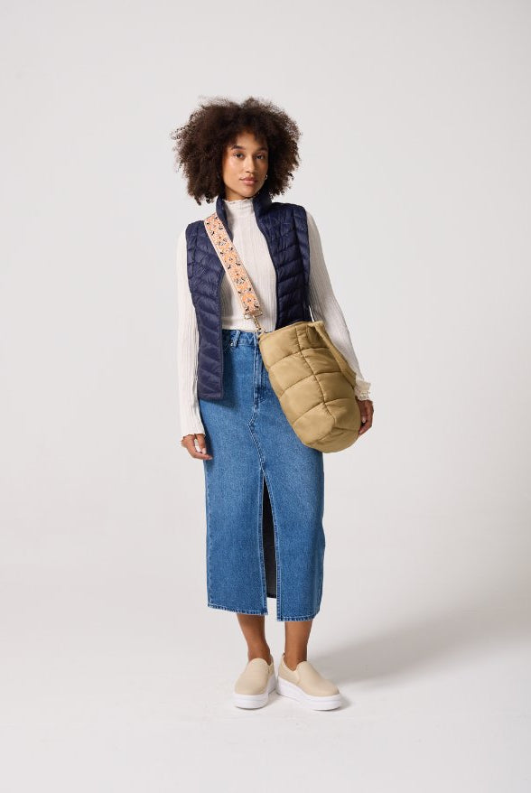 Navy Duck Down Puffer Vest - Duck Apparel