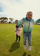 Ombre Blue Kids Duck Down Jacket - Duck Apparel