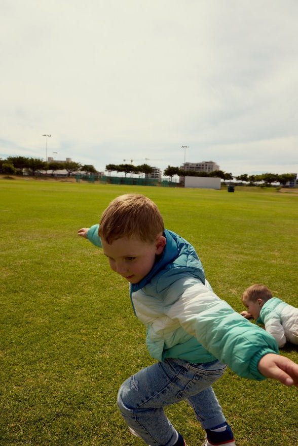 Ombre Blue Kids Duck Down Jacket - Duck Apparel