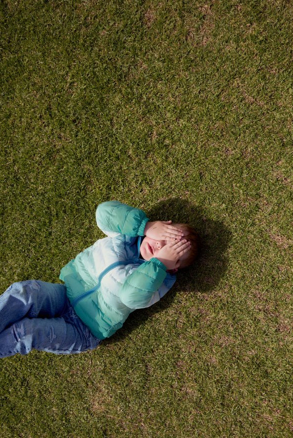 Ombre Blue Kids Duck Down Jacket - Duck Apparel