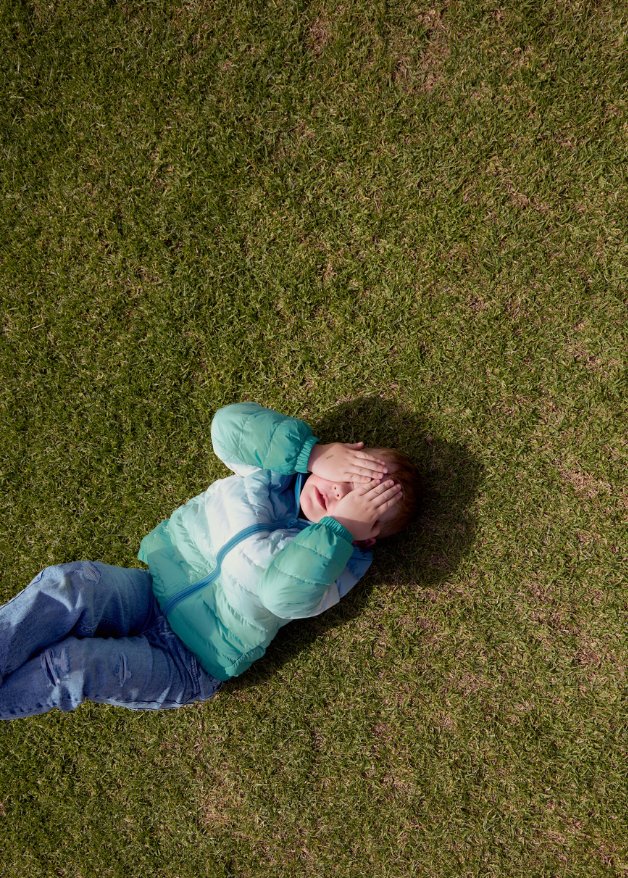 Ombre Blue Kids Duck Down Jacket - Duck Apparel