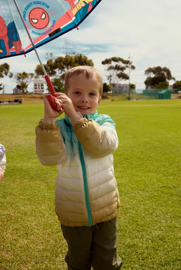 Ombre Green Kids Duck Down Jacket - Duck Apparel