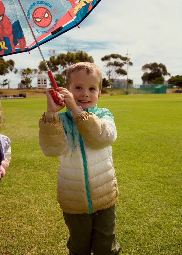 Ombre Green Kids Duck Down Jacket - Duck Apparel