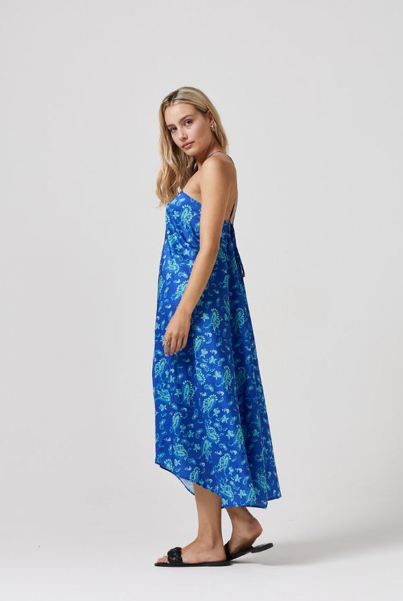 Paisley Paradise Grecian Dress - Duck Apparel