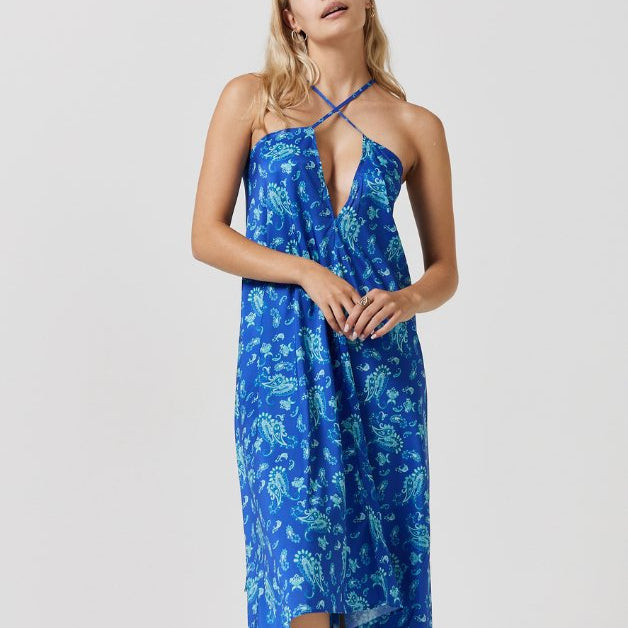Paisley Paradise Grecian Dress - Duck Apparel