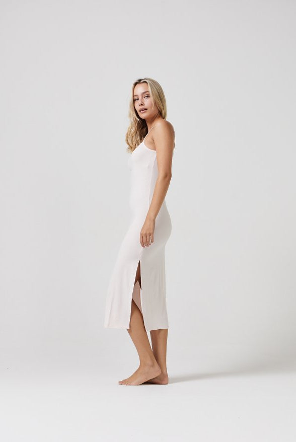 Pastel Pink Maxi Slip - Duck Apparel